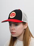 Бейсболка AMERICAN NEEDLE арт. 42960A-SCHAF PBC Schaefer Valin (красный / черный)